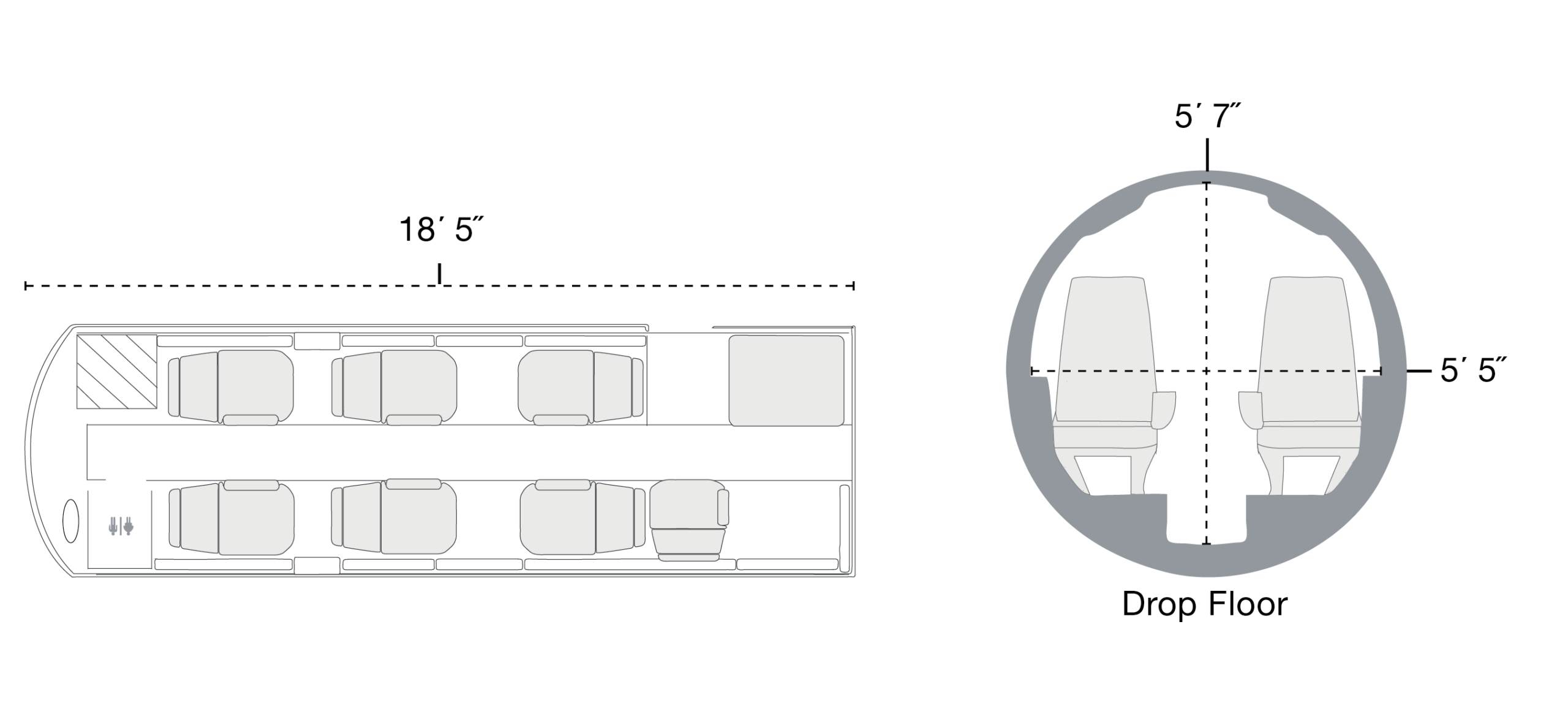 Citation XLS Cabin Size